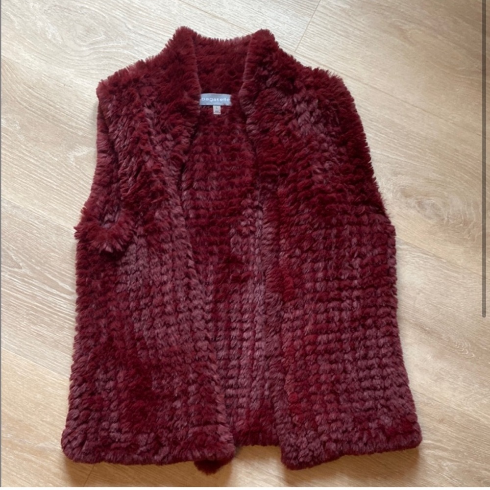 NWOT faux fur vest